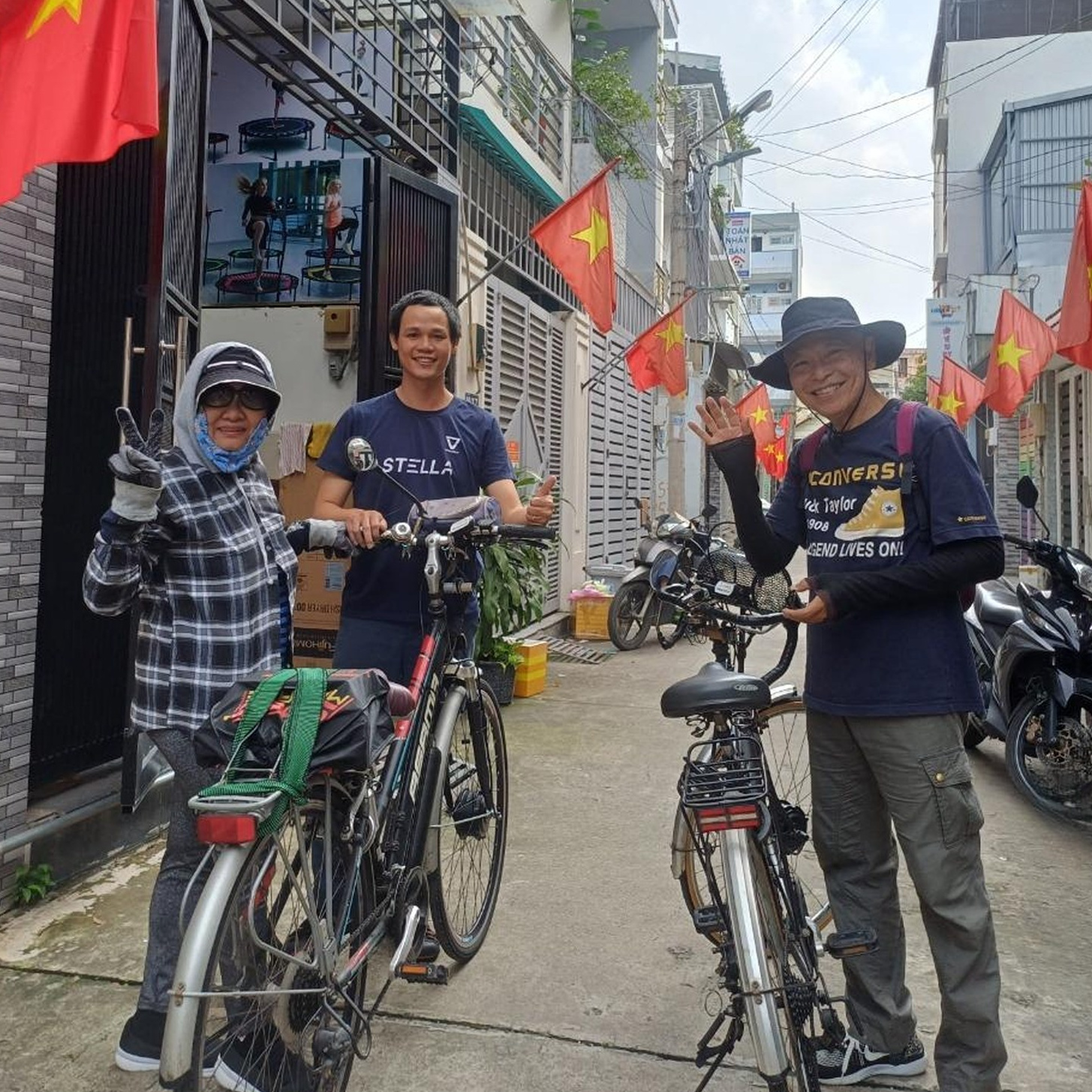 Community member with eBike